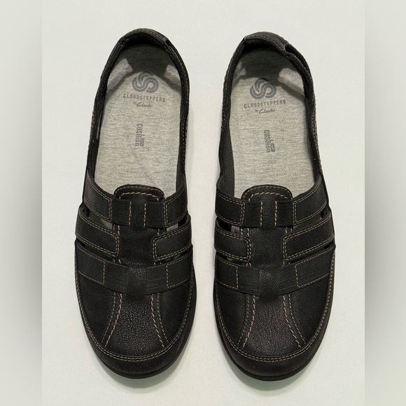 Clarks CLOUDSTEPPERS   Black  Women’s  US 10 - Picture 2 of 5